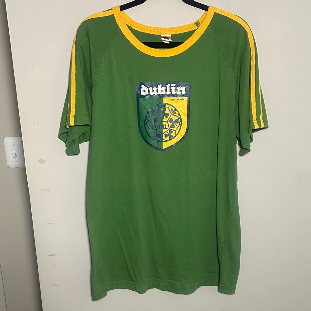 Green and Yellow Dublin Graphic Men's Shirt